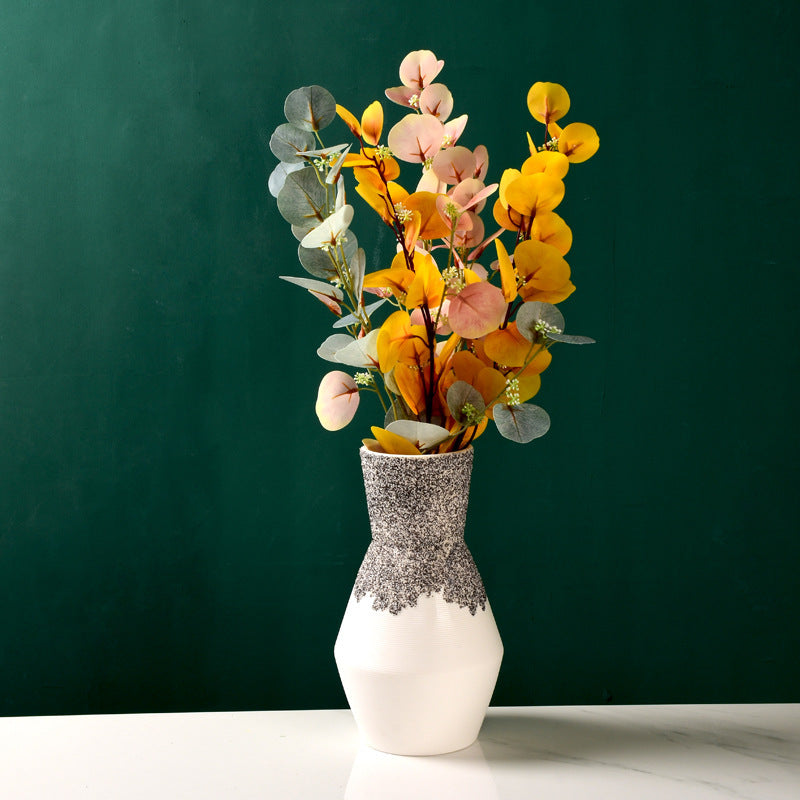Textured Statement Ceramic Vase