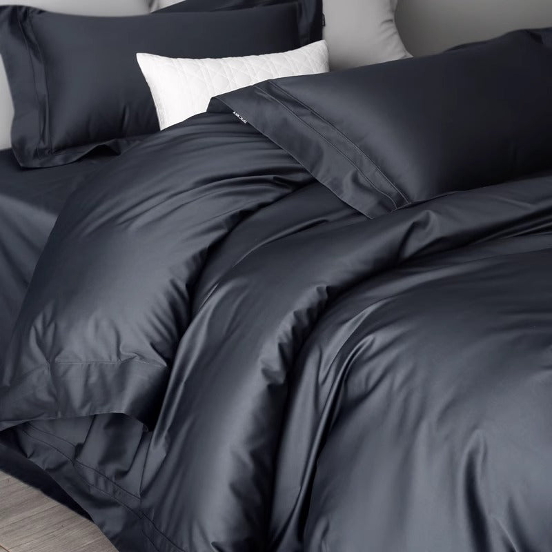 Luxury Sateen Duvet Cover Bedding Set with Hotel-Grade Pillowcases