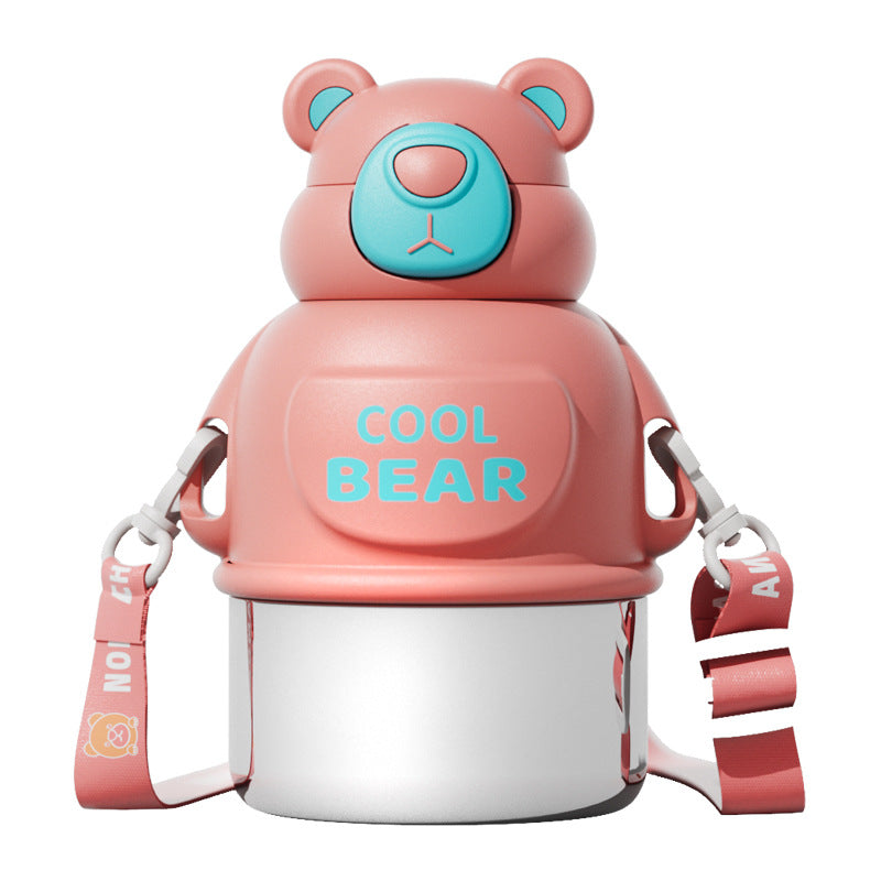 Unisex water bottle in bear design by Stornfield