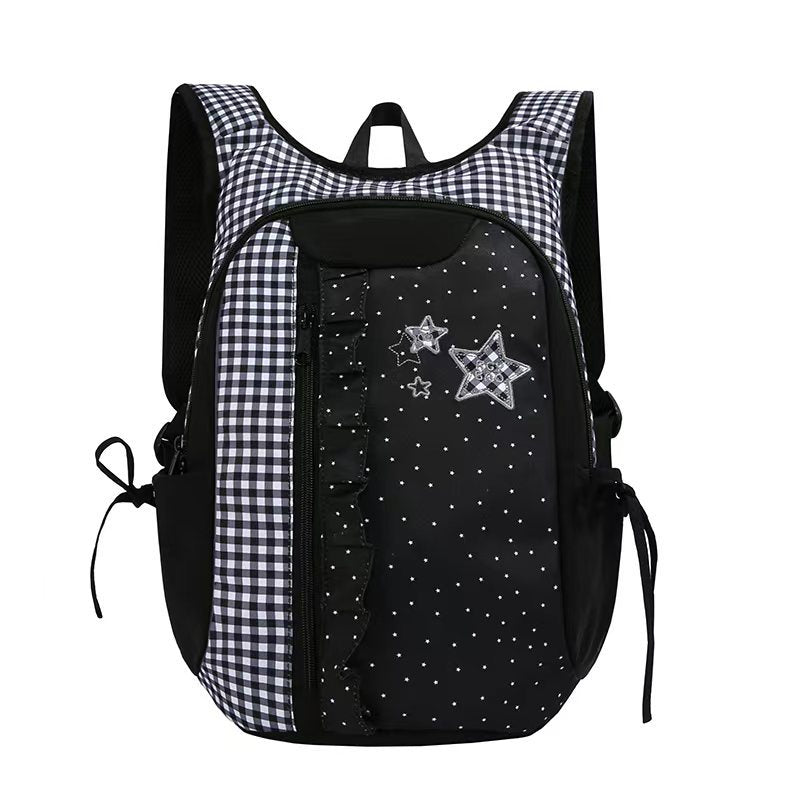 Multi-Pocket Ruffle Design Backpack Stornfield