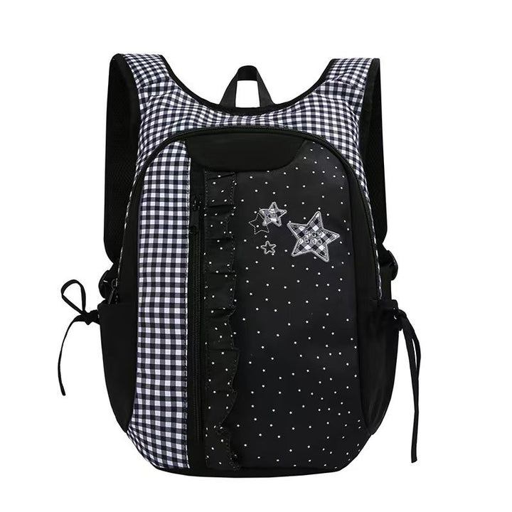 Multi-Pocket Ruffle Design Backpack Stornfield