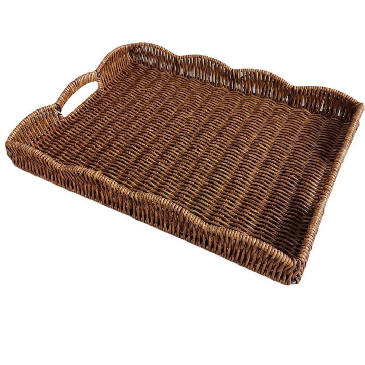 Elegant Woven Serving Tray Stornfield