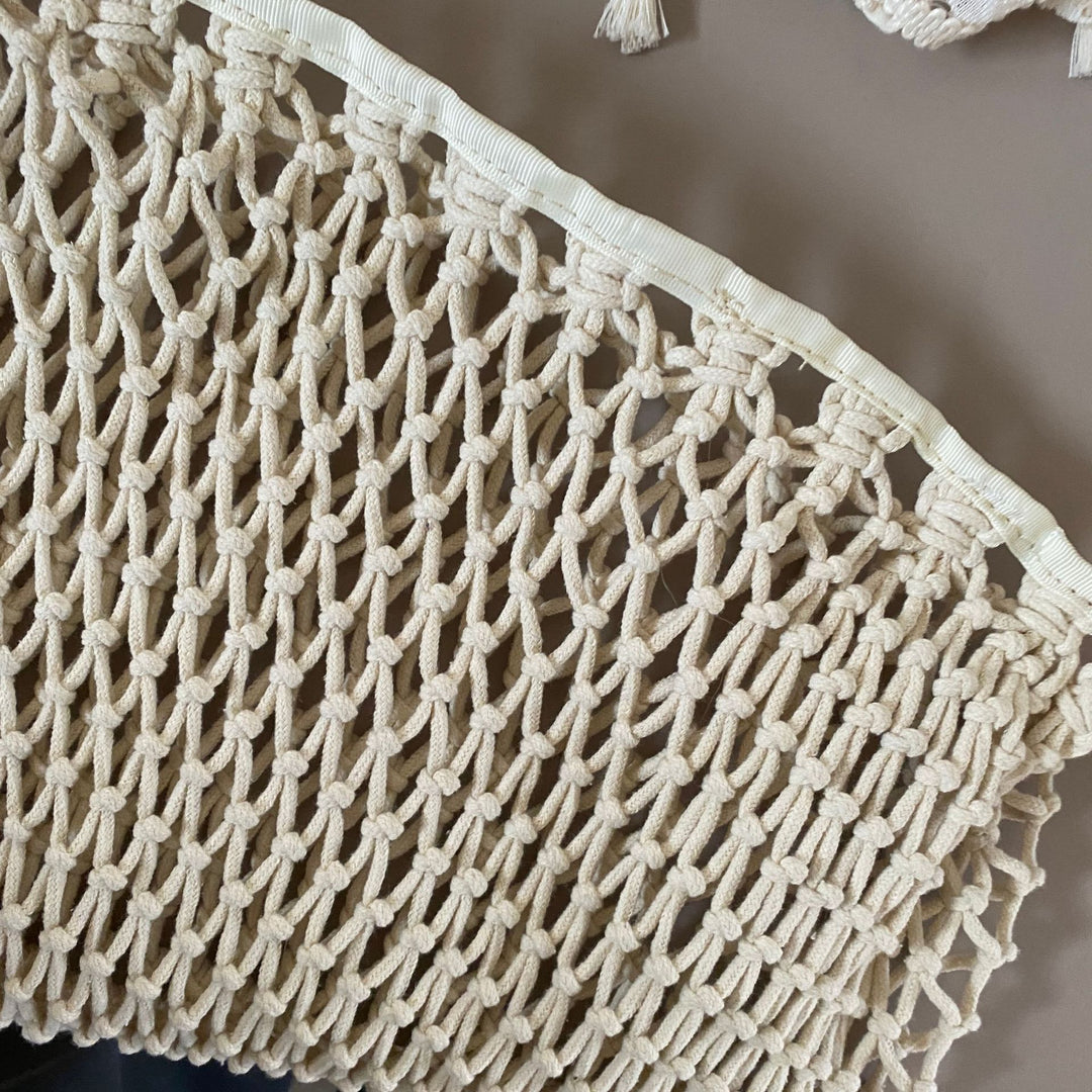 Net tote bag in boho style Stornfield