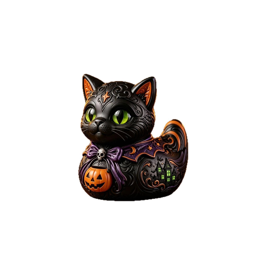 Decorative Halloween Cat Figurine Stornfield