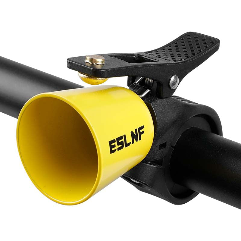 handlebar-mounted bicycle safety horn with universal quick-release clamp Stornfield