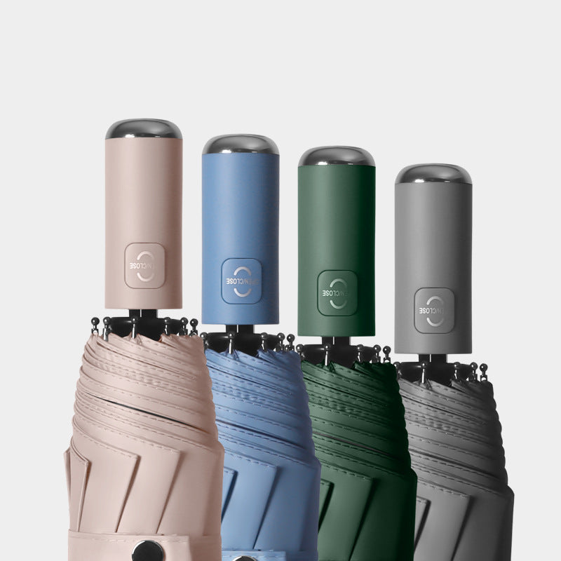 Ladies Automatic Folding Umbrella with Robust Wind Protection Stornfield