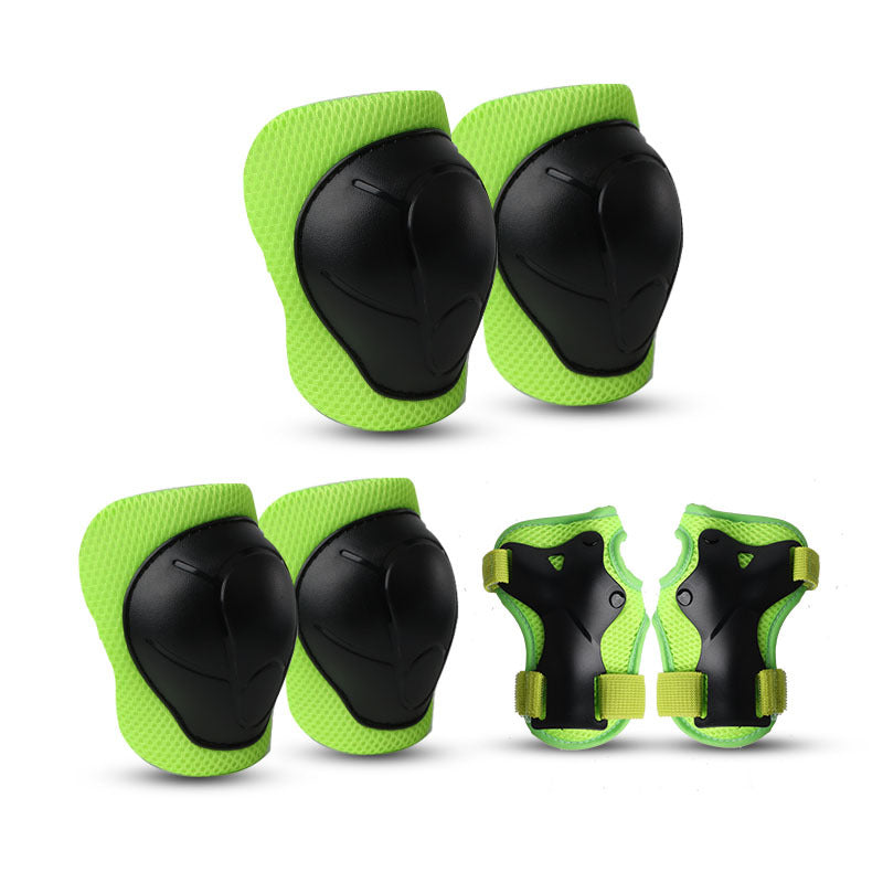 Children's Colorful Safety Helmet and Protective Gear Set Stornfield