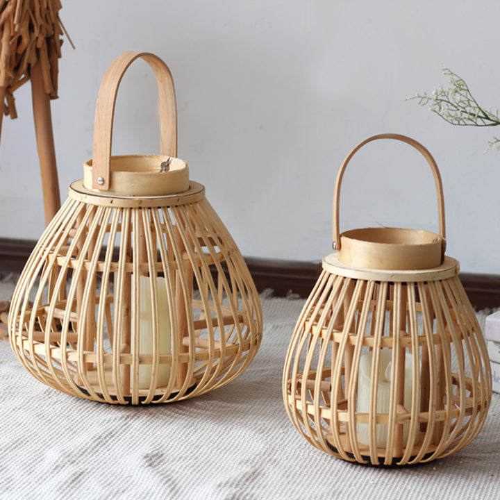 Natural Rattan Lantern Stornfield