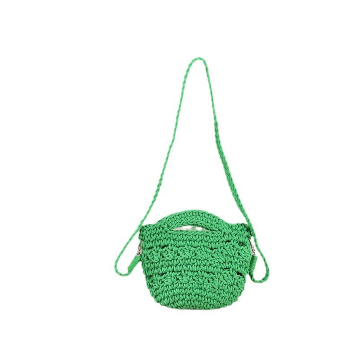 Handcrafted shoulder bag with unique knit design Stornfield