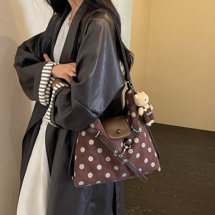 Fashionable Polka Dot Shoulder Bag