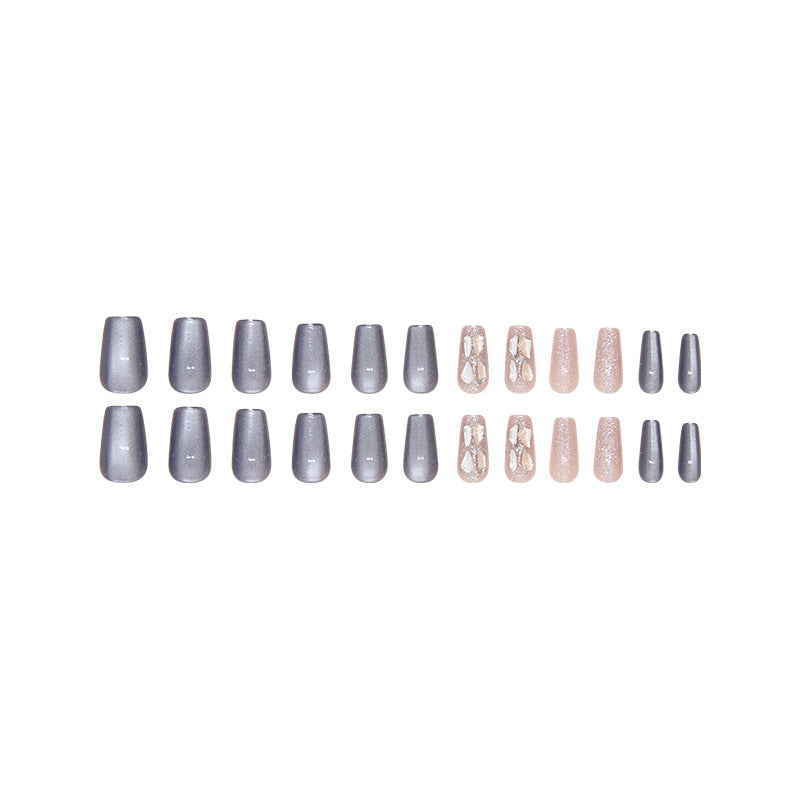 Glamorous Crystal-Embellished Press-On Nail Tips Stornfield