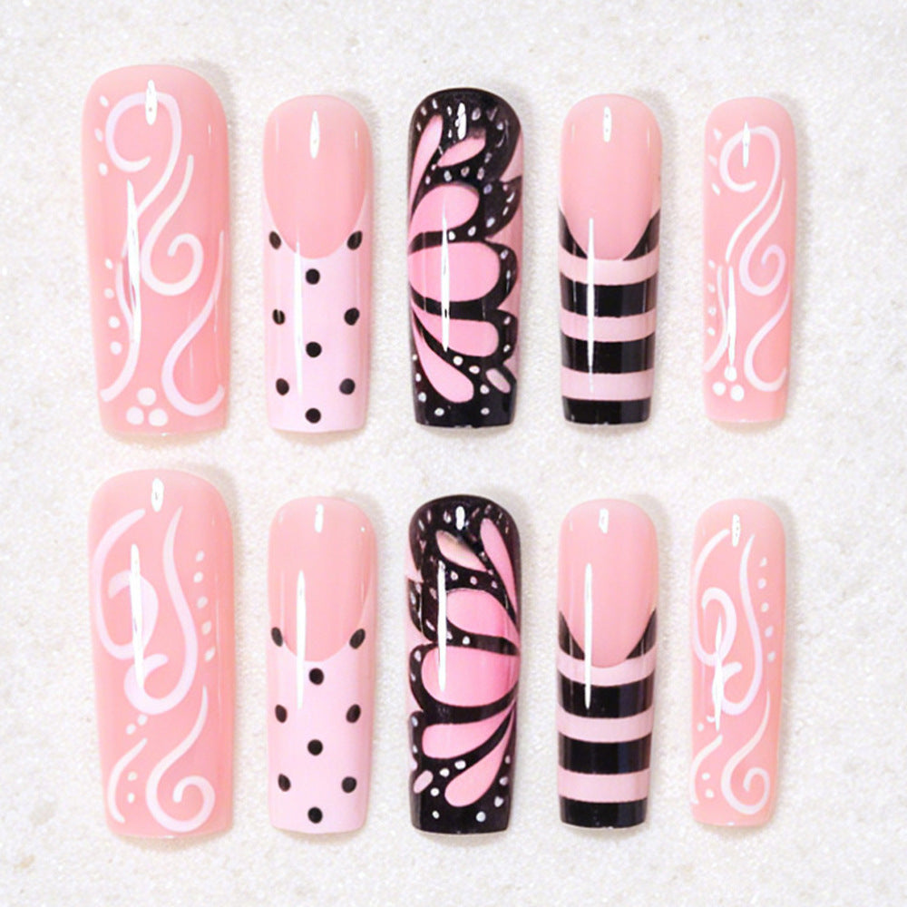 Artistic Butterfly Nail Design Stornfield