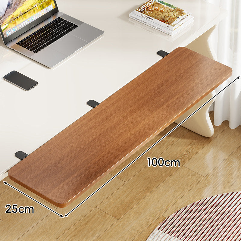 Extra-Wide Low-Profile Under-Desk Slide-Out Keyboard and Mouse Platform
