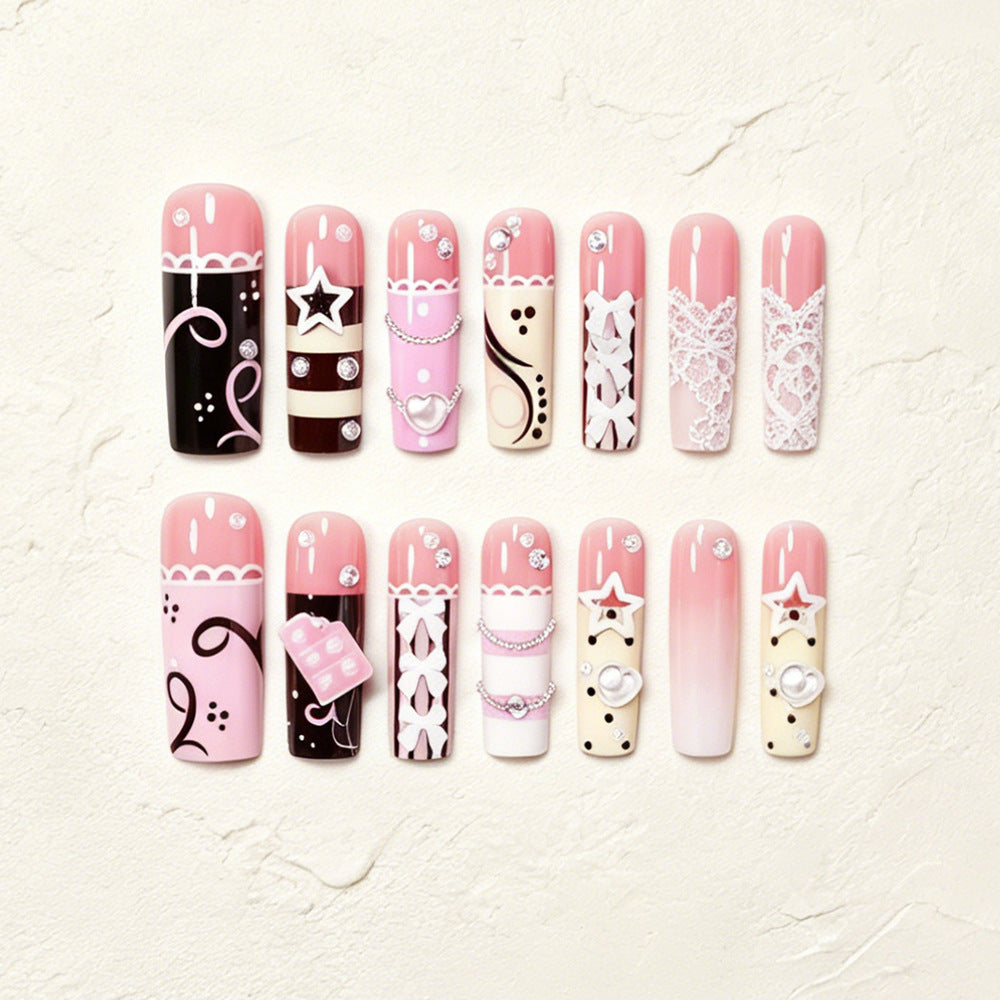Elegant Artistic Nail Wraps Stornfield