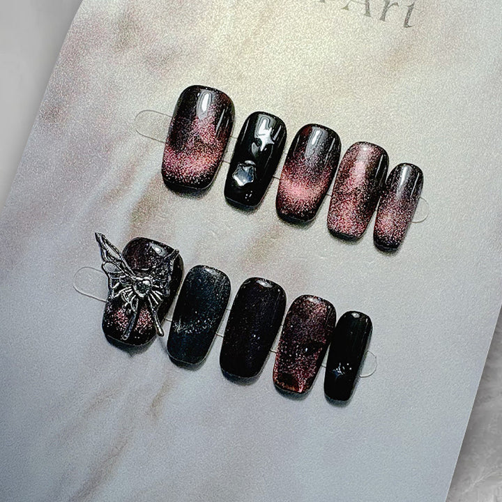 Decorative Press-On Nail Set Stornfield