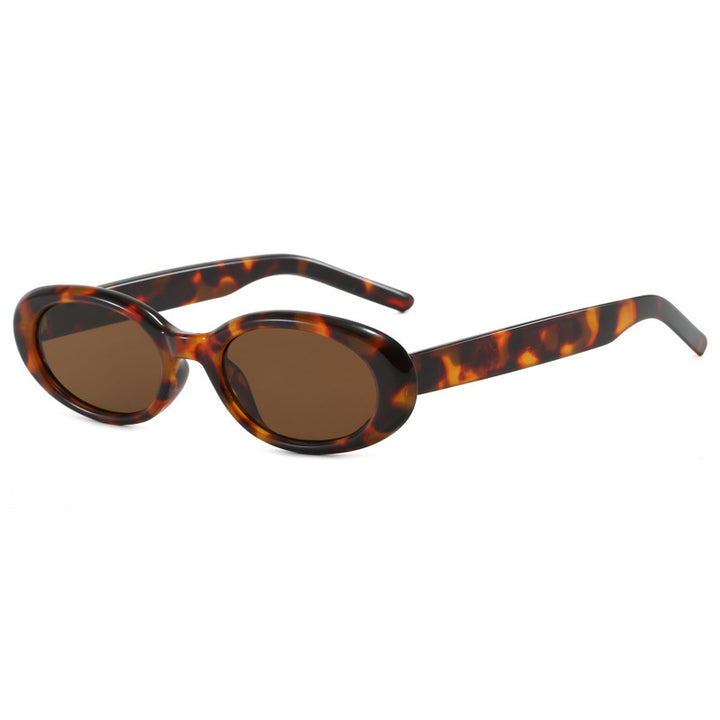 Women's oval sunglasses with transparent effect and UV protection Stornfield