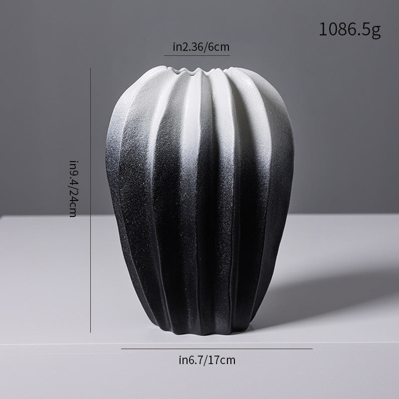 Textured Modern Decorative Ceramic Vase Stornfeild