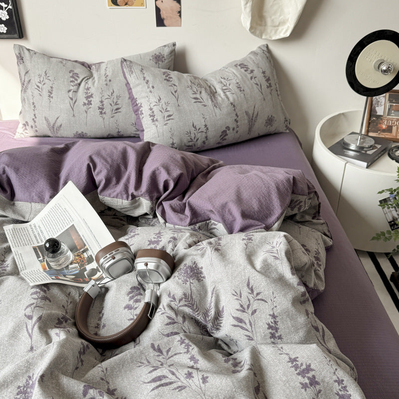 Floral Patterned Duvet Cover Set