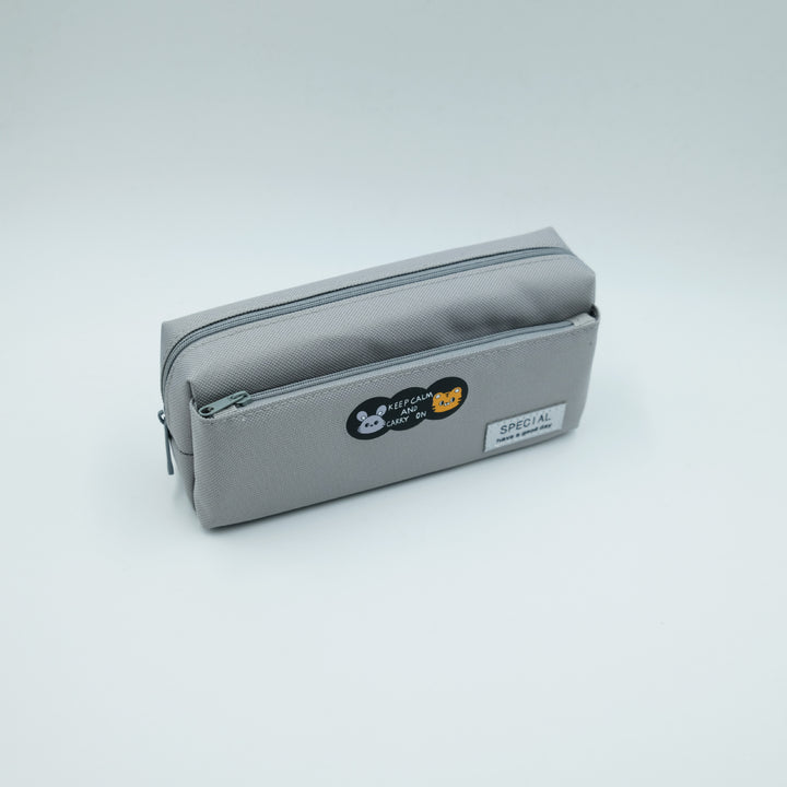 Fun Character Multi-Zipper Pencil Case