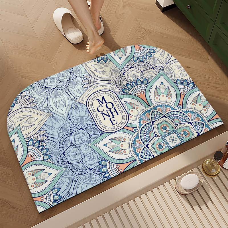 Decorative Floral Area Mat