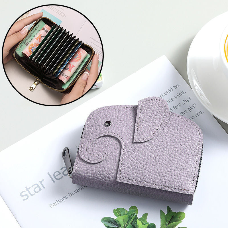 Multifunctional Zippered Card Wallet