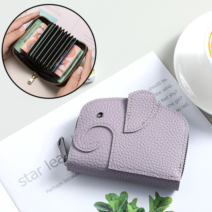 Multifunctional Zippered Card Wallet