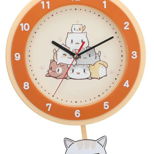 Wall clock with colorful animal design Stornfield