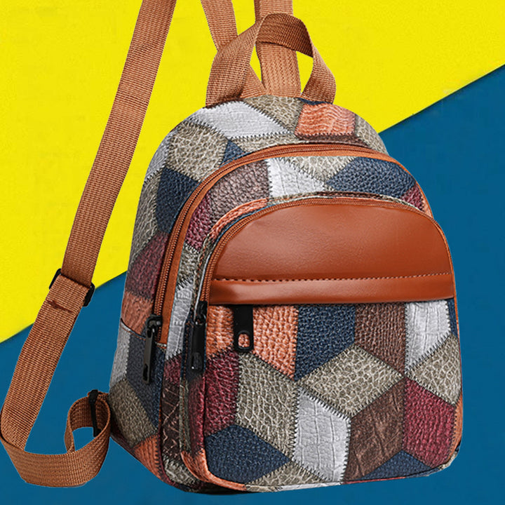 Geometric Pattern Mini Backpack Stornfield