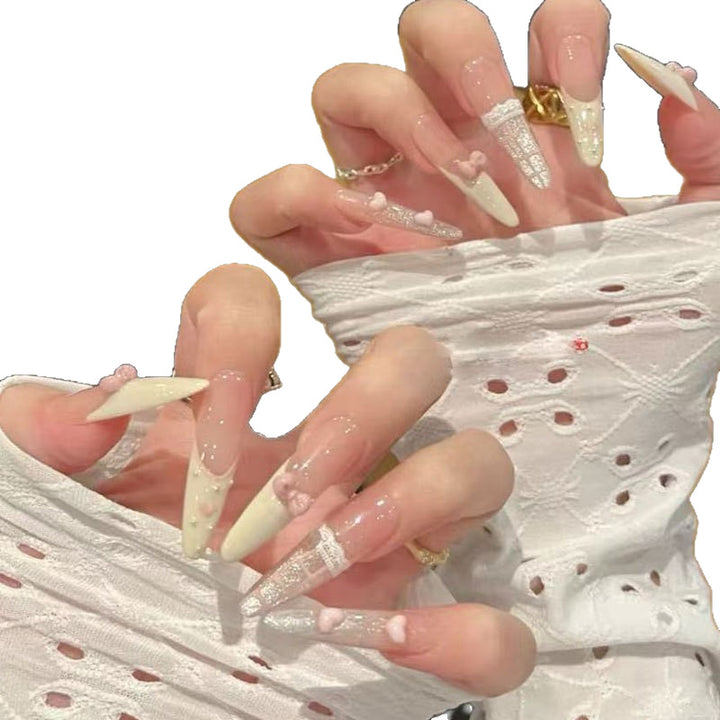 Artistic Long Stiletto Nails