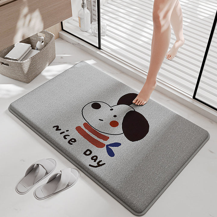 Funny Cartoon Bath Mat Stornfield