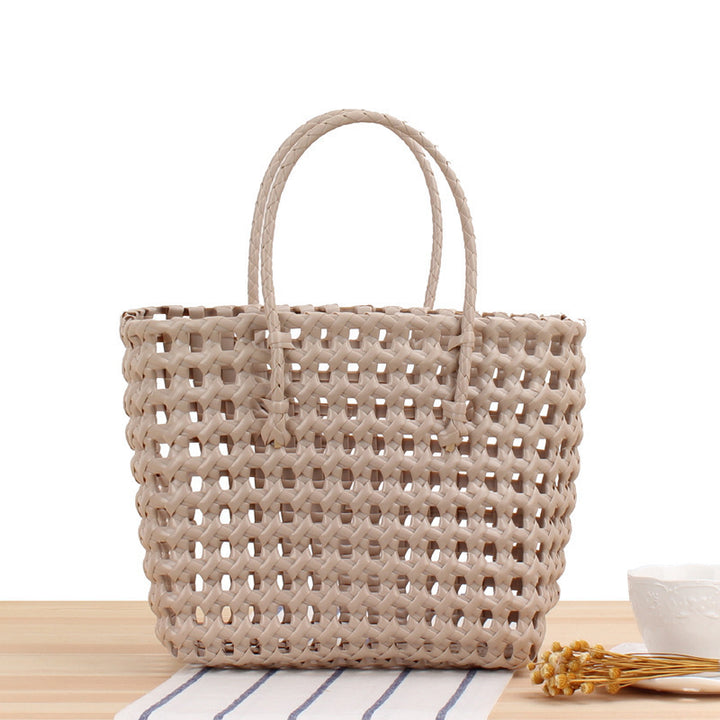 Handcrafted basket bag with unique structural design Stornfield