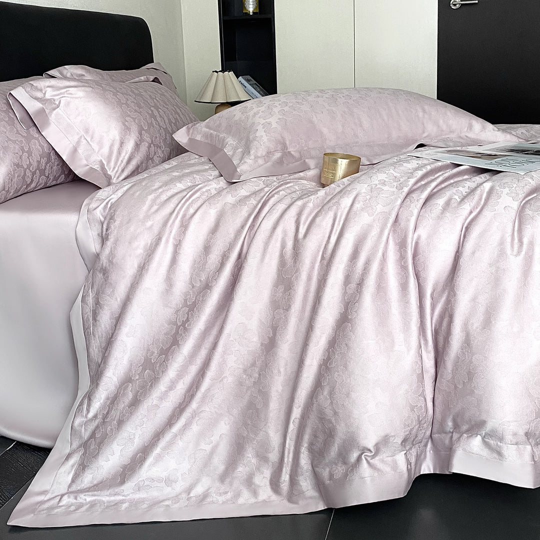 Decorative Luxurious Embroidered Silk Bedding Set Stornfield