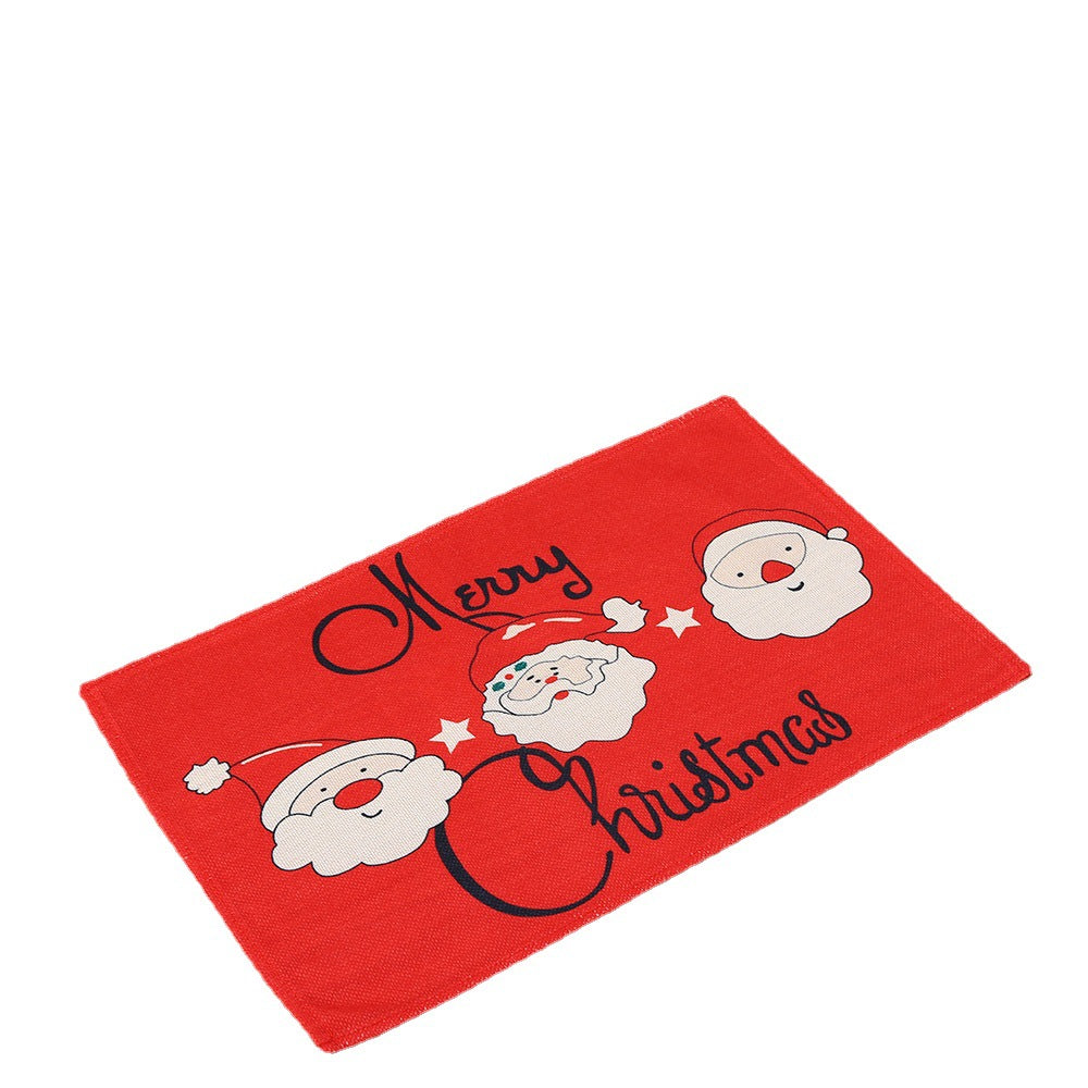 Christmas place mats with festive Santa motif Stornfield