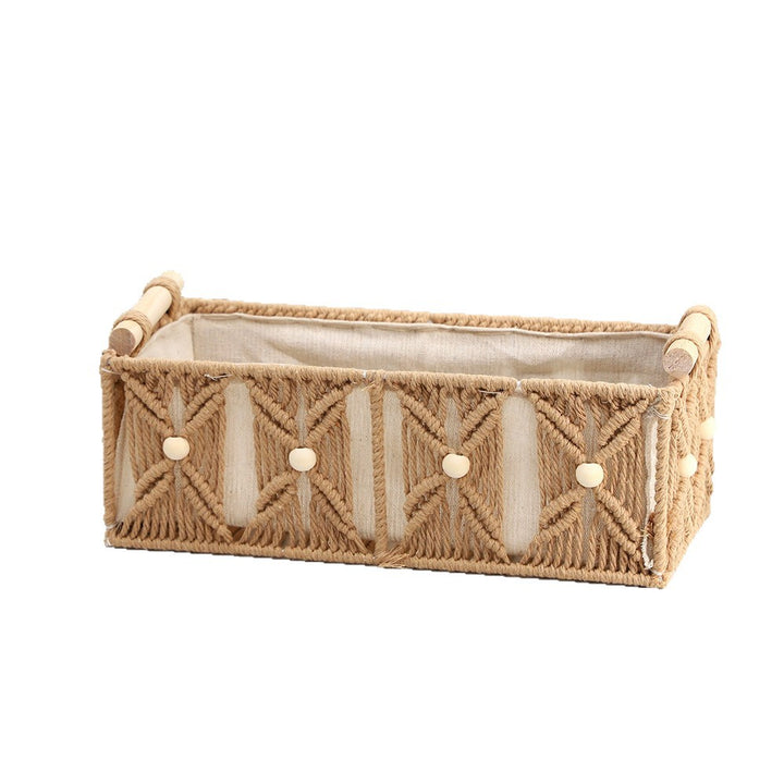 Decorative Macrame Storage Basket Stornfield