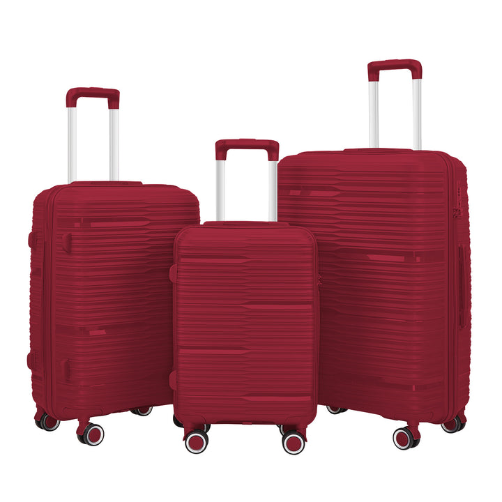 Women's Stylish Textured Hard Shell Luggage Set Stornfield