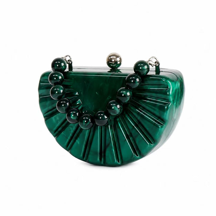 Decorative Geometric Acrylic Clutch