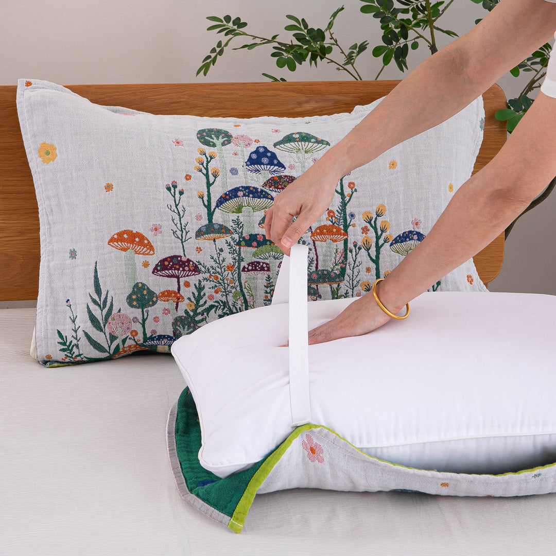 Women's pillow with removable cotton cover Stornfield