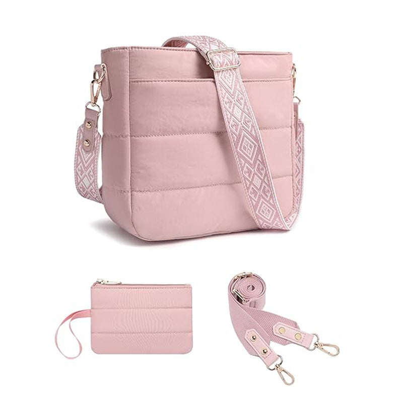 Fashionable shoulder bag with removable card case Stornfield