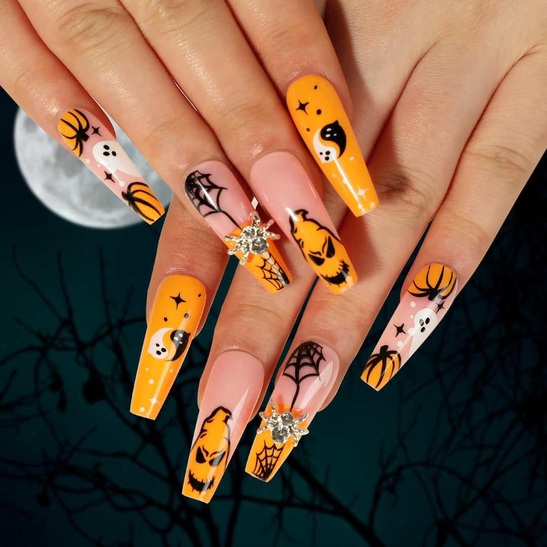Artificial Halloween Nail Art Stornfield