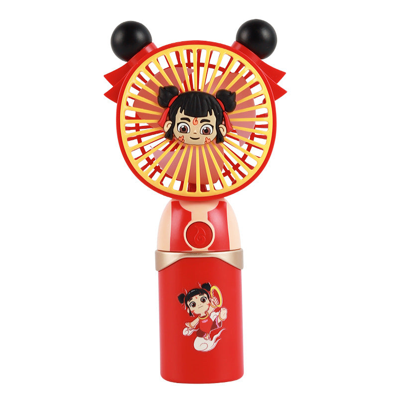 Unisex Portable Hand Fan in Comic Design Stornfield