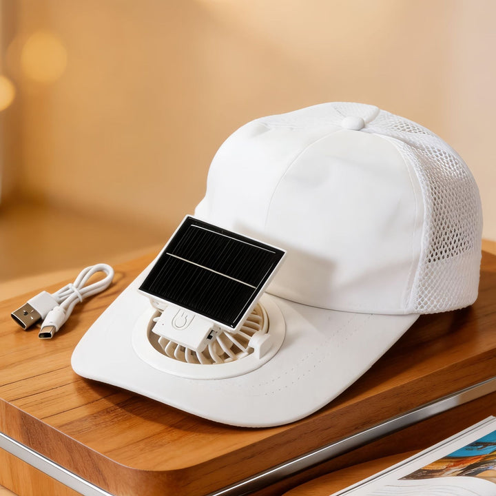 Ladies Cooling Cap with Integrated Solar Fan Stornfield