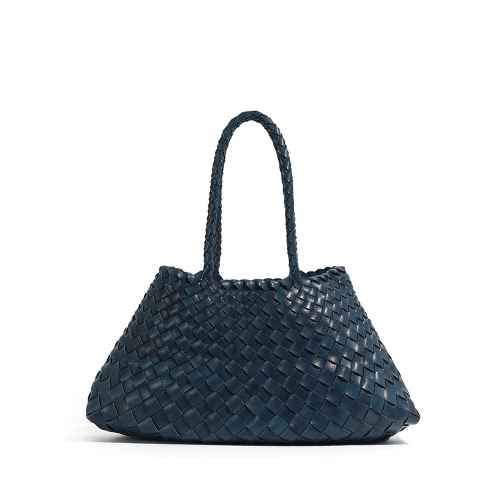 Handcrafted Woven Leather Tote Stornfield