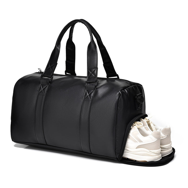 Stylish Leather Gym Bag Stornfield