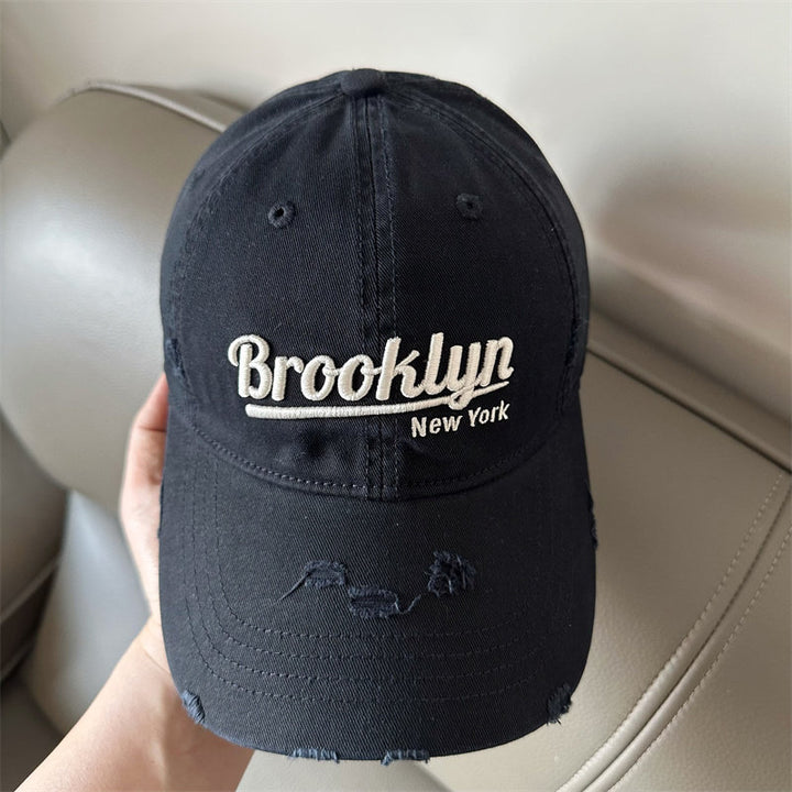 Men's Distressed Brooklyn Baseball Cap Stornfield