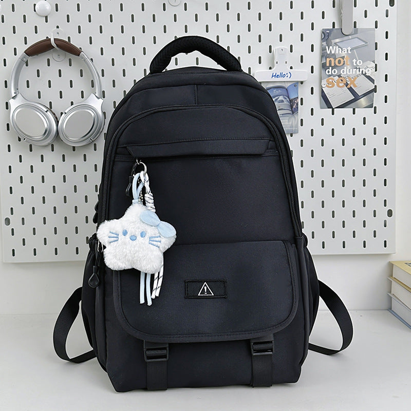 Stylish Multi-Functional Backpack with Plush Keychain Stornfield