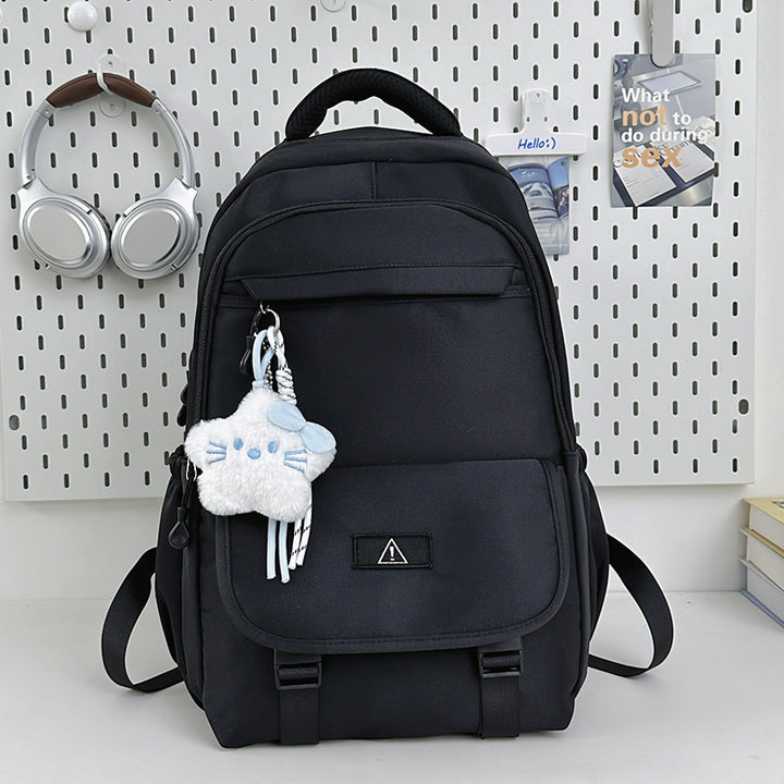 Stylish Multi-Functional Backpack with Plush Keychain Stornfield