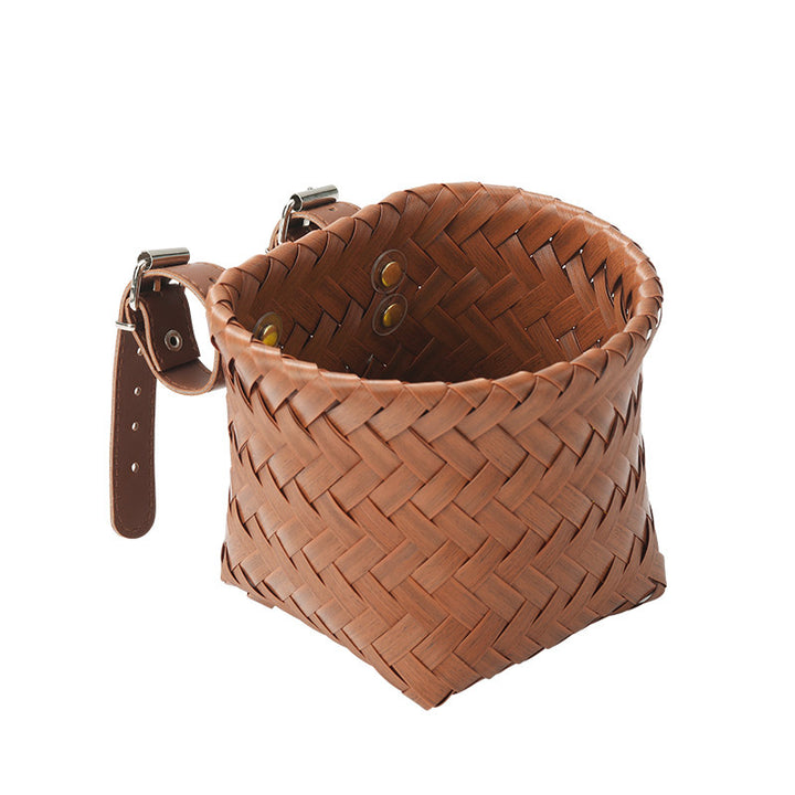 Women's Woven Storage Basket with Handles Stornfield