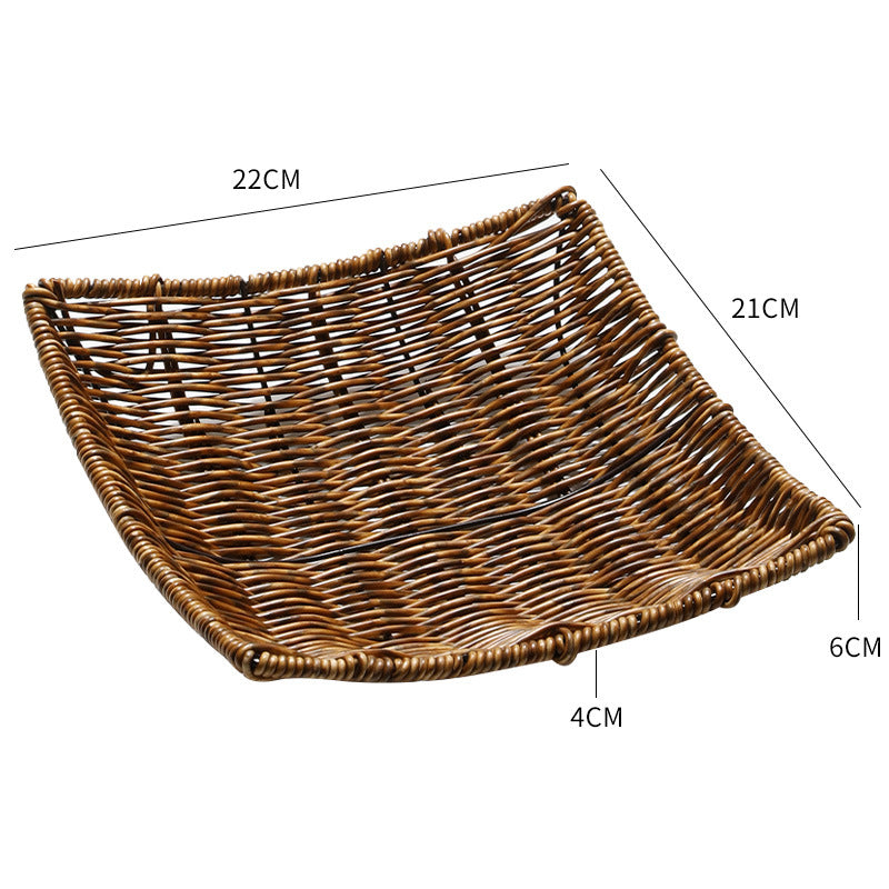 Decorative Handwoven Serving Tray Stornfield