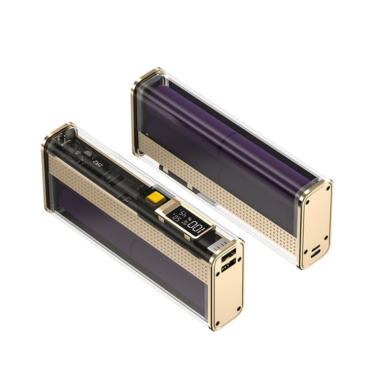 Portable high-performance power bank with digital charge level display Stornfield
