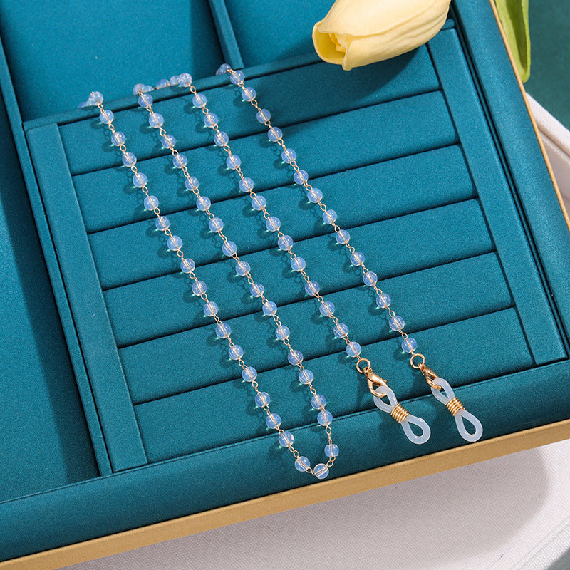 Elegant Beaded Eyewear Retainer Chain Stornfield